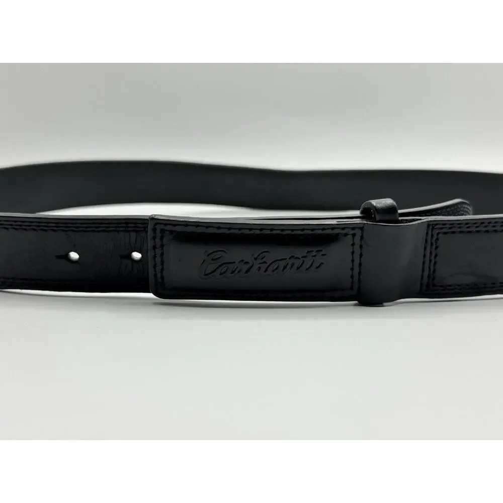 Carhartt Black Bridle Leather Scratchless Belt for Men Size 36